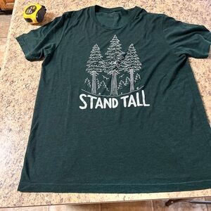 Green 'Stand Tall' Keep Nature Wild Sequoia tree Graphic T-Shirt